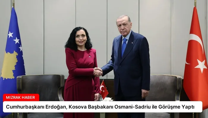 Cumhurbaşkanı Erdoğan, Kosova Başbakanı Osmani-Sadriu ile Görüşme Yaptı