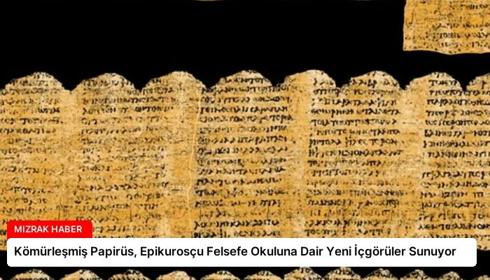 Kömürleşmiş Papirüs, Epikurosçu Felsefe Okuluna Dair Yeni İçgörüler Sunuyor