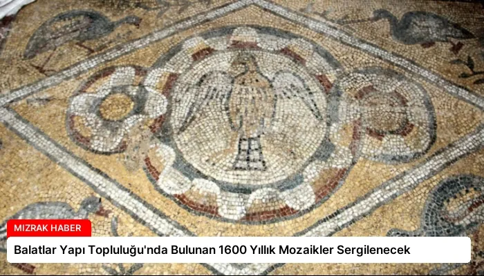 Balatlar Yapı Topluluğu’nda Bulunan 1600 Yıllık Mozaikler Sergilenecek