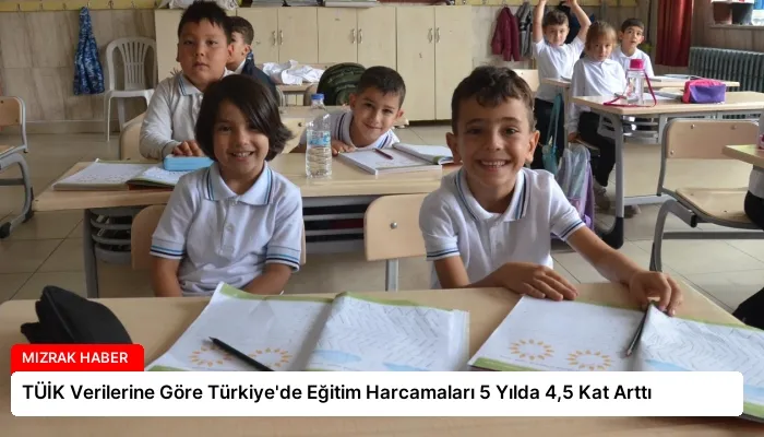 TÜİK Verilerine Göre Türkiye’de Eğitim Harcamaları 5 Yılda 4,5 Kat Arttı