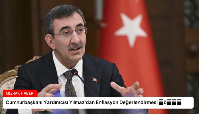 Cumhurbaşkanı Yardımcısı Yılmaz’dan Enflasyon Değerlendirmesi ⏬👇