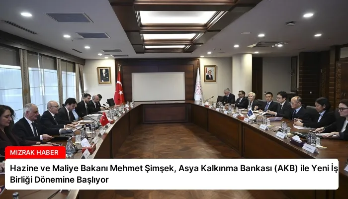 Hazine ve Maliye Bakanı Mehmet Şimşek, Asya Kalkınma Bankası (AKB) ile Yeni İş Birliği Dönemine Başlıyor