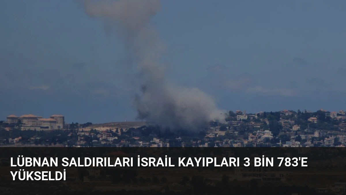 Lübnan Saldırıları İsrail Kayıpları 3 Bin 783’e Yükseldi