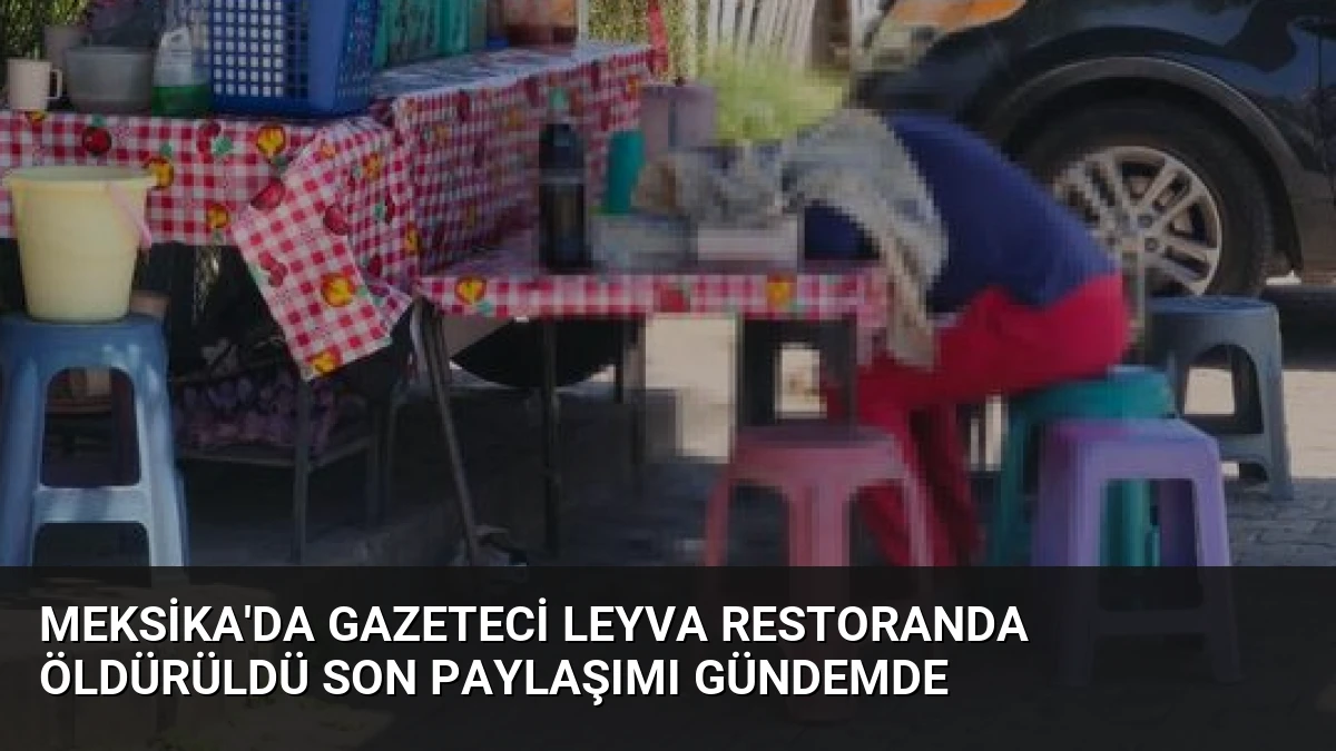 Meksika’da Gazeteci Leyva Restoranda Öldürüldü Son Paylaşımı Gündemde