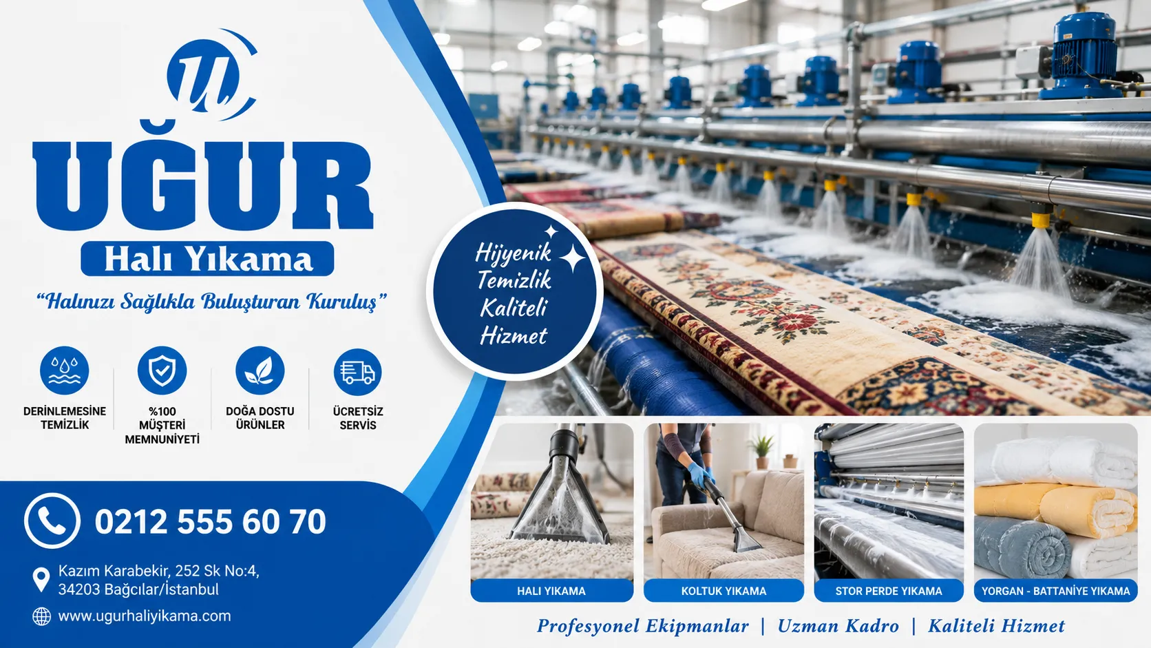 İstanbul’da Güvenilir Halı Yıkamanın Adresi: Uğur Halı Yıkama