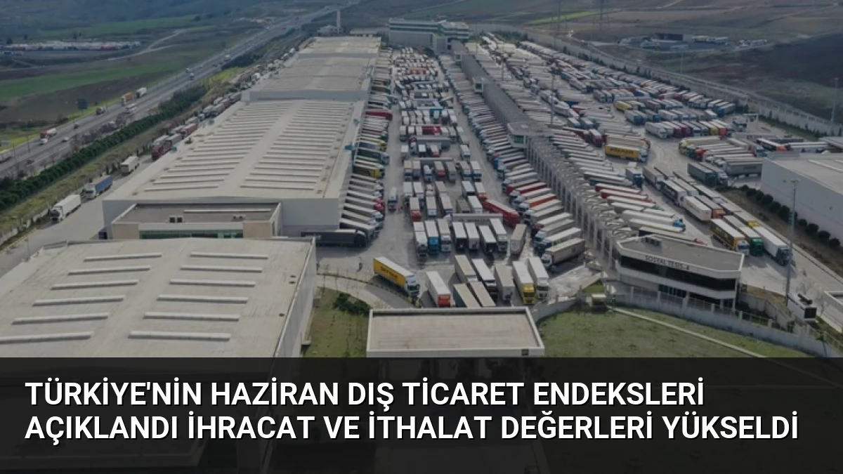 Türkiye’nin Haziran Dış Ticaret Endeksleri Açıklandı İhracat ve İthalat Değerleri Yükseldi
